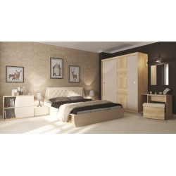 Σετ Κρεβατοκάμαρας ξύλινο TAIS2 160x200 DIOMMI 40-024
